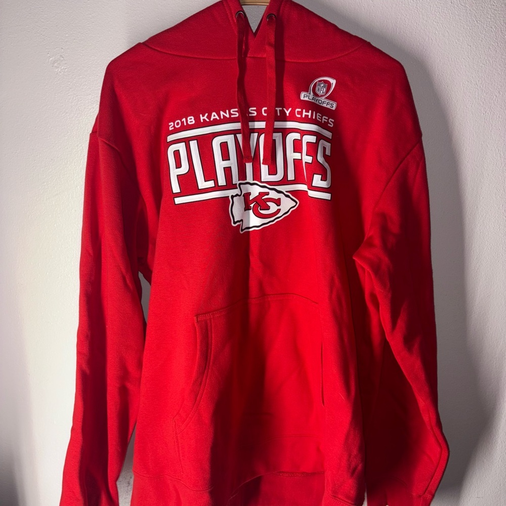 fanatics pro line 2018 Kansas City cheifs playoff hoodie size XL